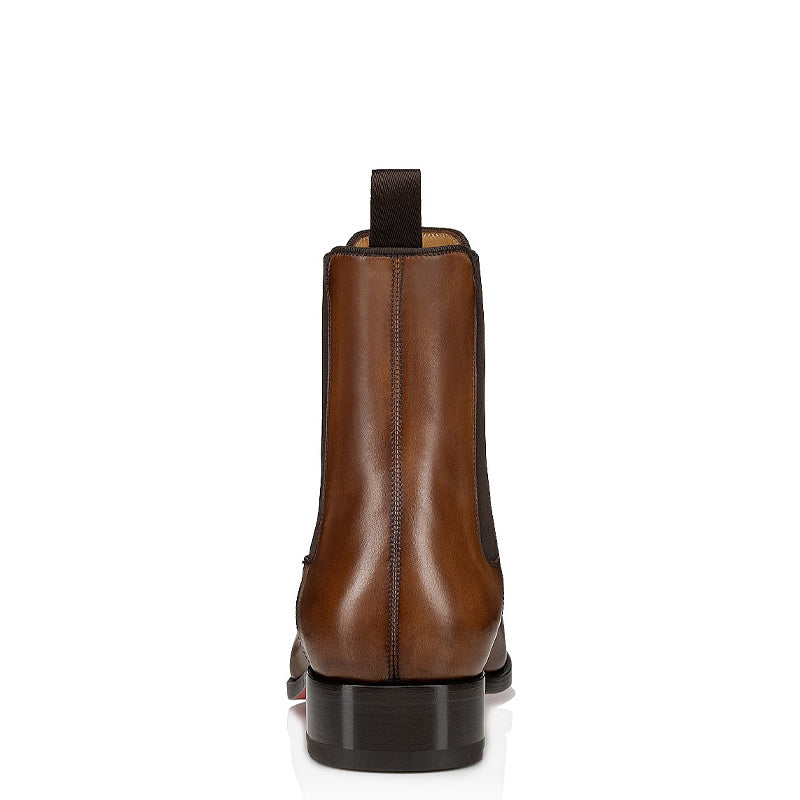 Classic Polished Italian Leather Stylish Chelsea Boots