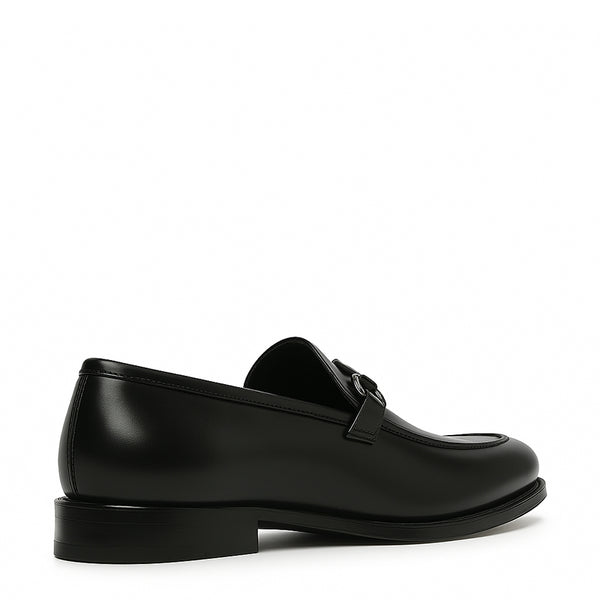 Men s Horse bit Leather Buckle Loafer