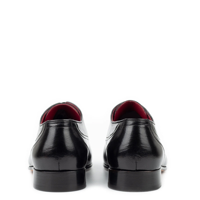 Classic Design Plain Leather Formal Oxford Shoe Green