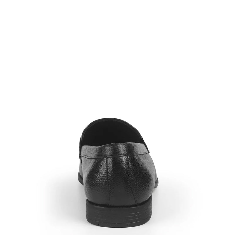 Pure Italian Leather Textured Bit Loafer