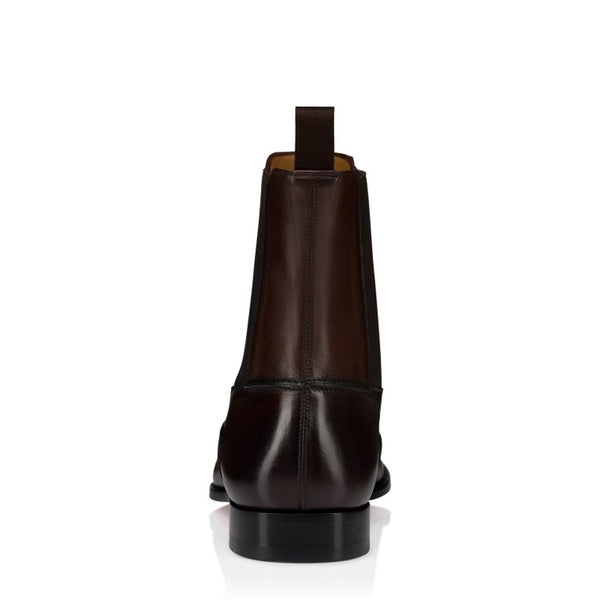 Classic Chelsea Leather Pointed Italian Boot