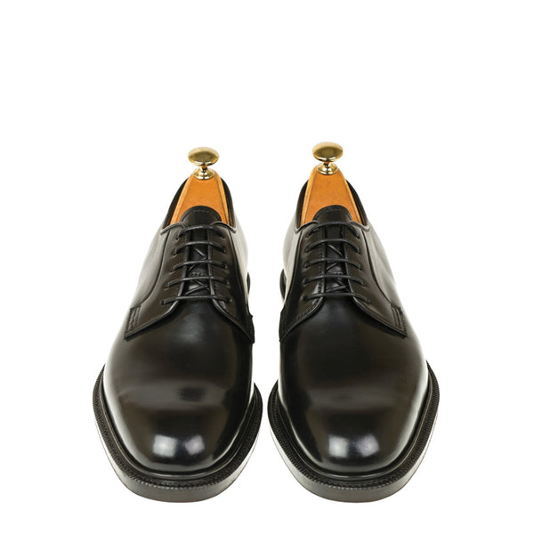 Classic Polished Leather Plain Derby Shoe