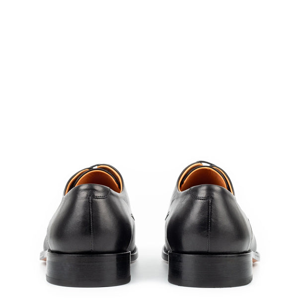 Leather Polished Plain Italian Derby Shoe