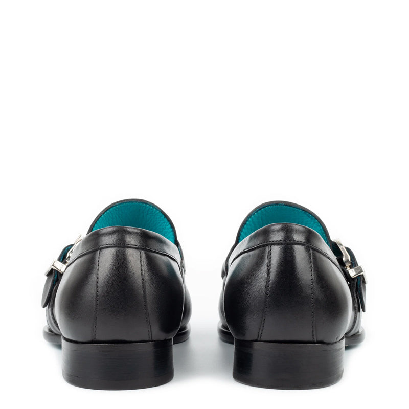Polished Leather Single MonkStraps Loafer