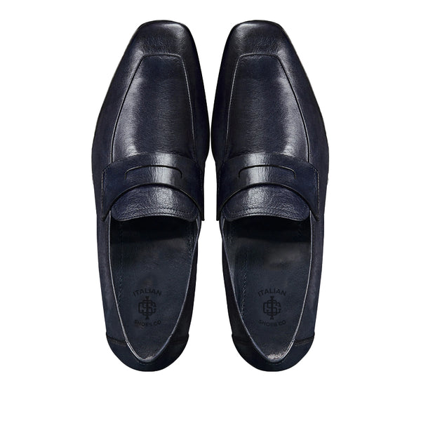 Plain Solid Leather Loafer For Men