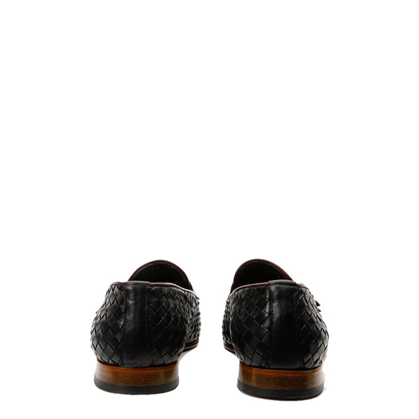 Double Monk Strap Woven Men Shoe