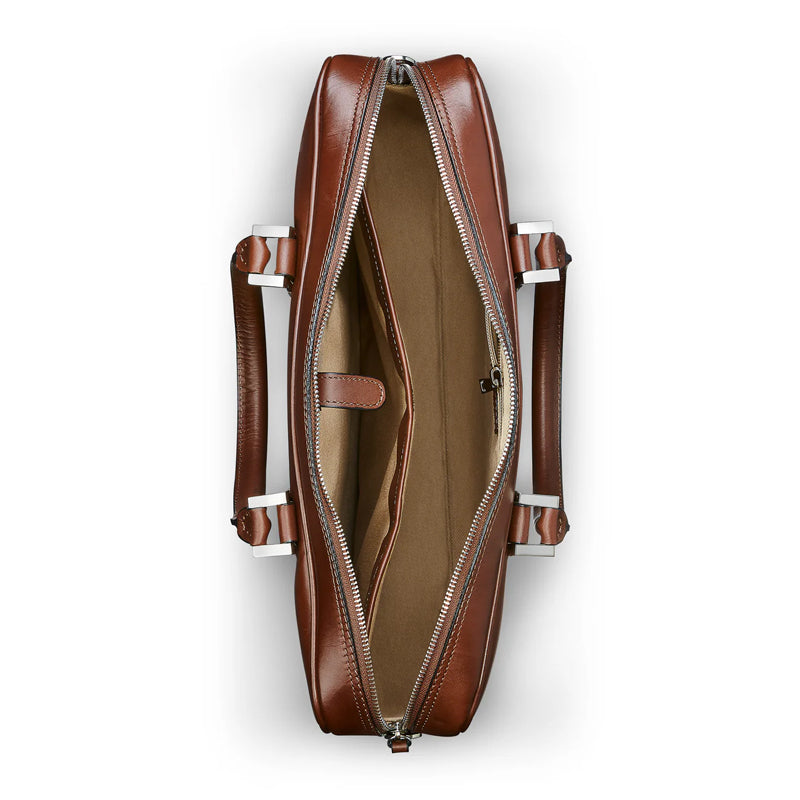 Men’s Premium Leather Black Luxe Briefcase