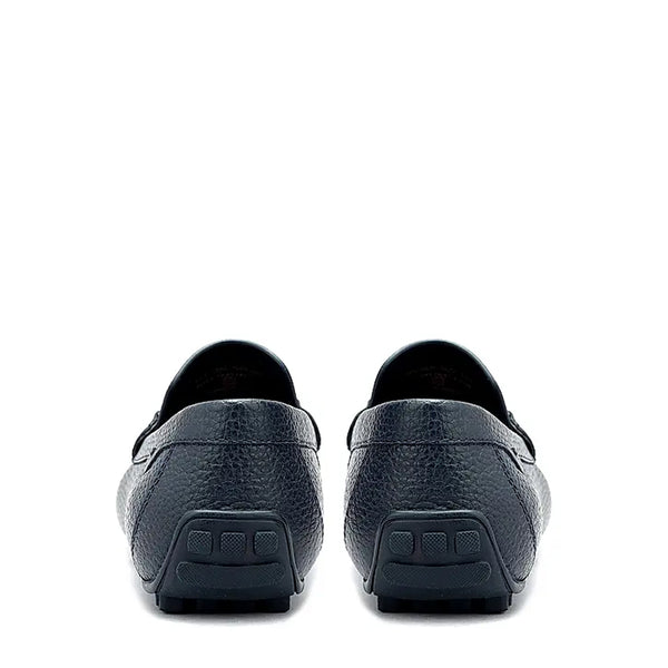 Men Textured Leather Driving Loafer