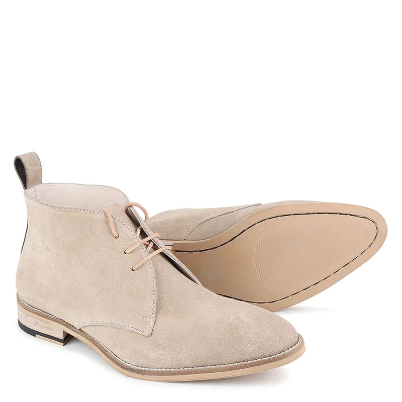 Men Classic Suede Leather Chukkas Boot