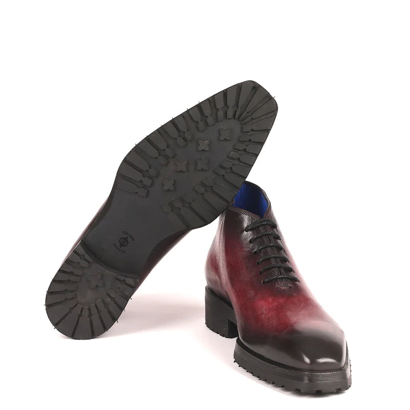 Classic Handmade Stylish Leather Ankle Boot Grey