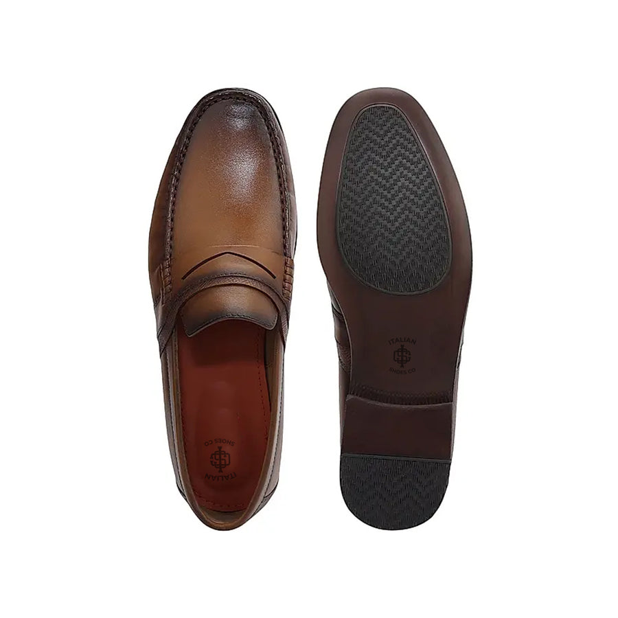 Classic Penny Leather Formal Brown Loafer