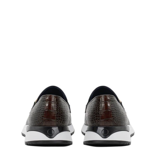 Crocodile Leather Loafer Men s Shoe
