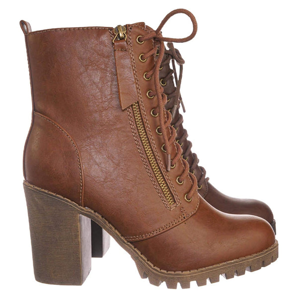 Urban Lace Up Ankle Boots