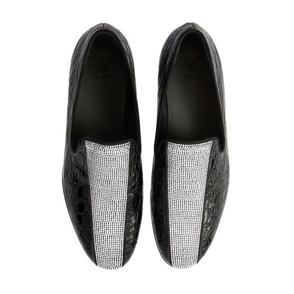 Croco Textured Handmade Design Leather Fashion Loafer