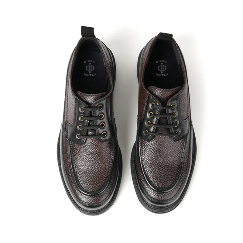 Premium Handmade Leather Lace Up Derby Shoe