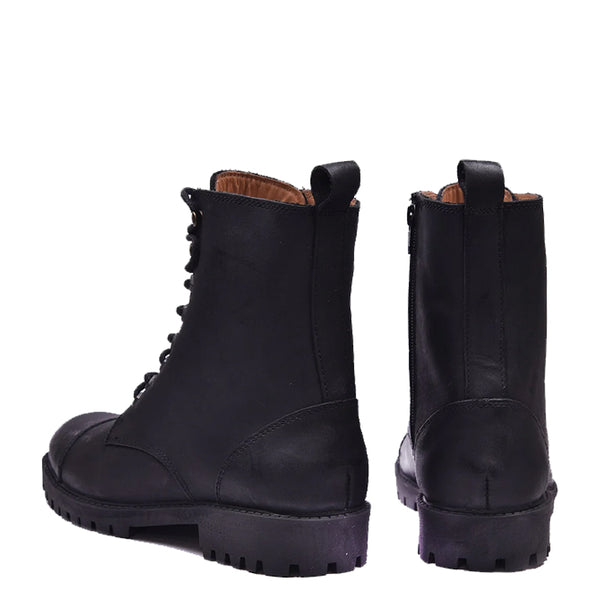 Custom Handmade Leather High Ankle Boot For Men