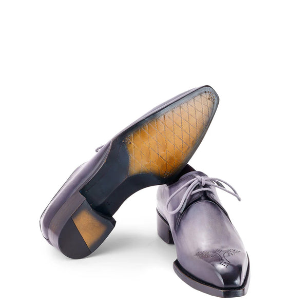 Leather Handmade Wingtip Derby Shoe
