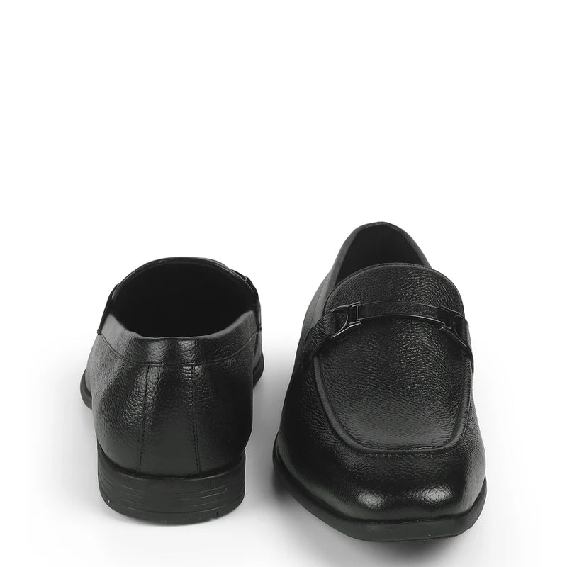 Pure Italian Leather Textured Bit Loafer
