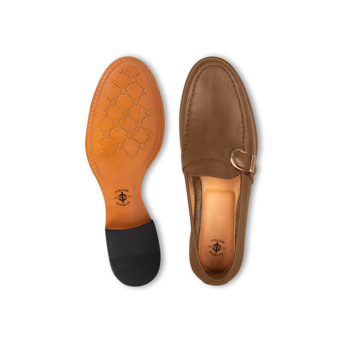 Enzo Brown Single Monk Strap Shoe