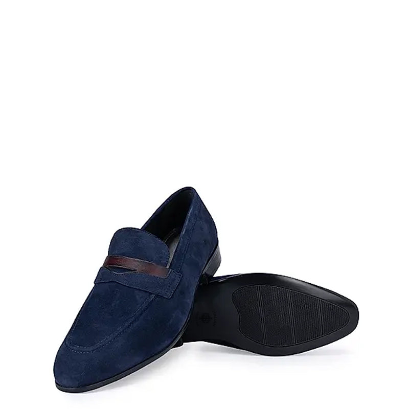 Classic Suede Leather Penny Loafer