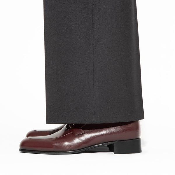 Leather Men Horsebit Loafers Shoes With Buckle