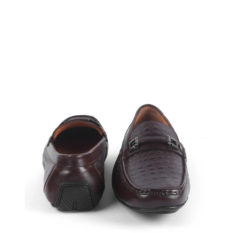 Men Casual Stylish Italian Leather Driving Brown Loafer