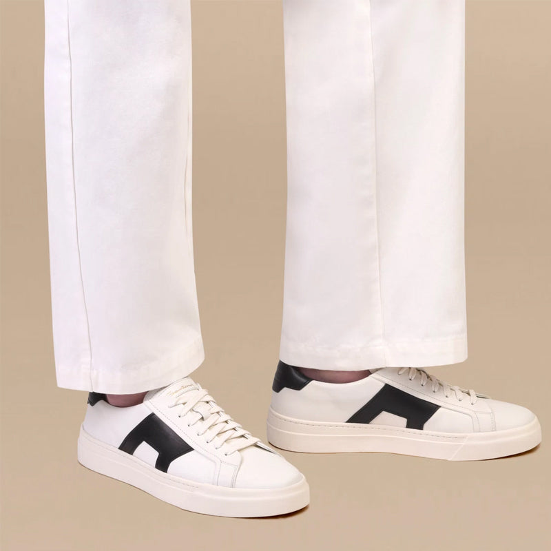 Double Buckle Lace Up Sneakers For Men