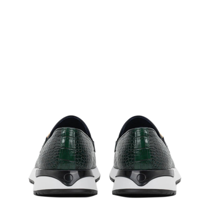 Crocodile Leather Loafer Men s Shoe