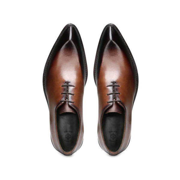 Men Classic Royale Snip Toe Leather Oxford Shoes