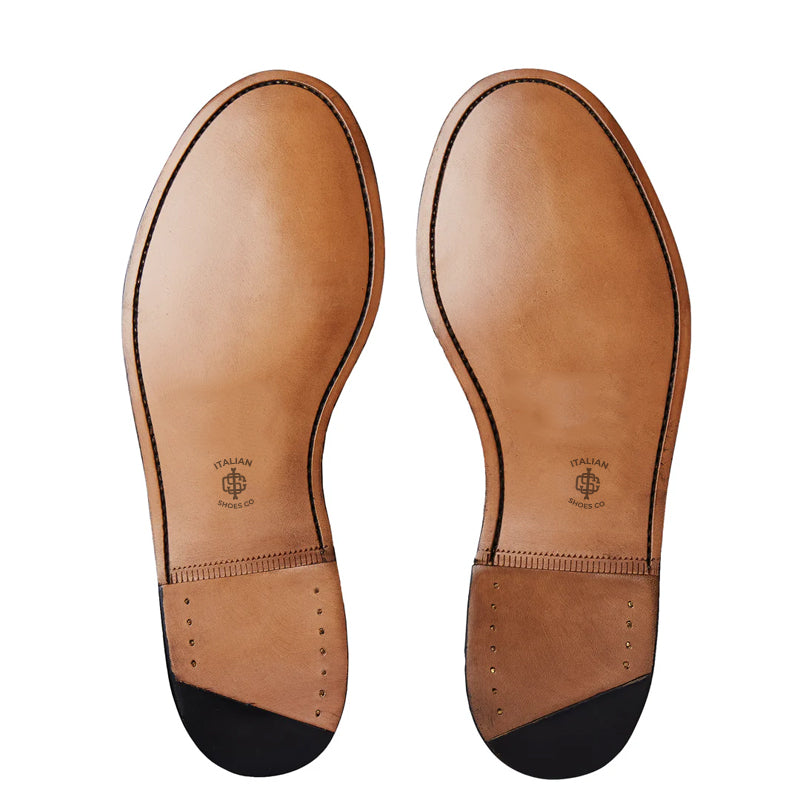 Classic Leather Black Penny Loafer For Men