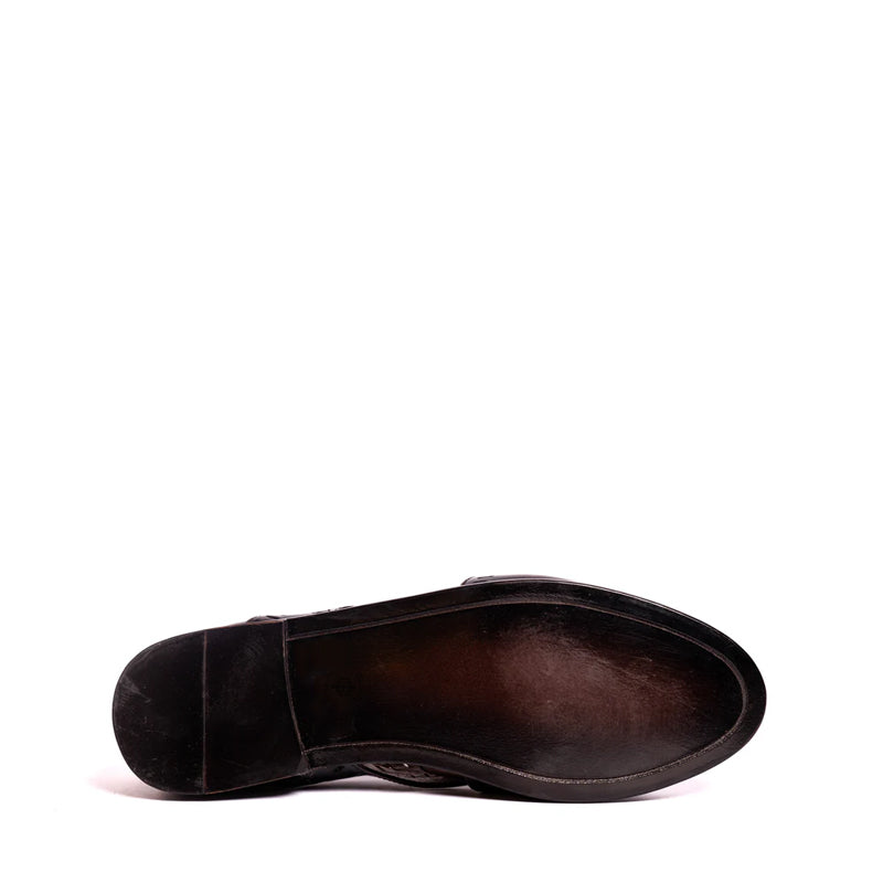 Classic Design Cross Strap Peshawari Cherry Sandal