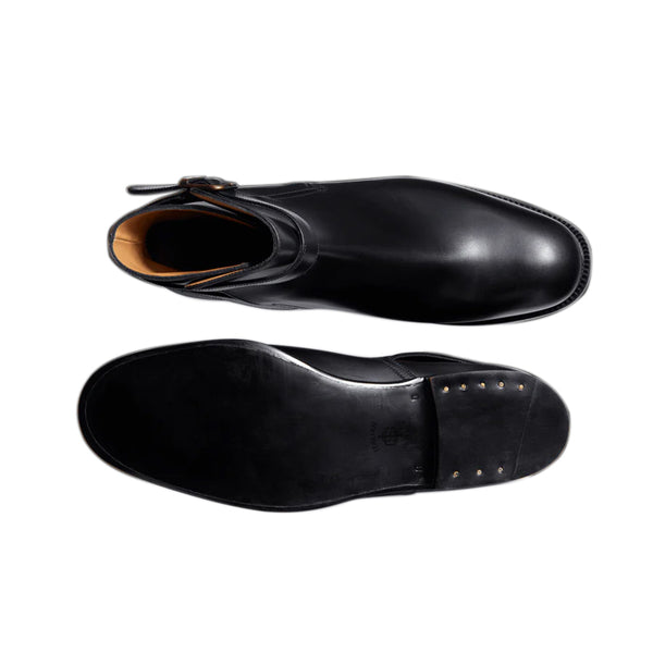 Classic Plain Solid Leather Stylish Jodhpur Boots