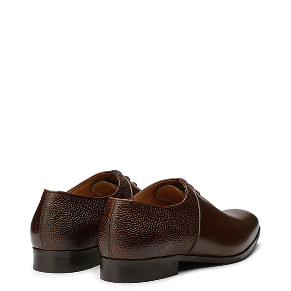 Double Textured Luxury Leather Oxford Shoe