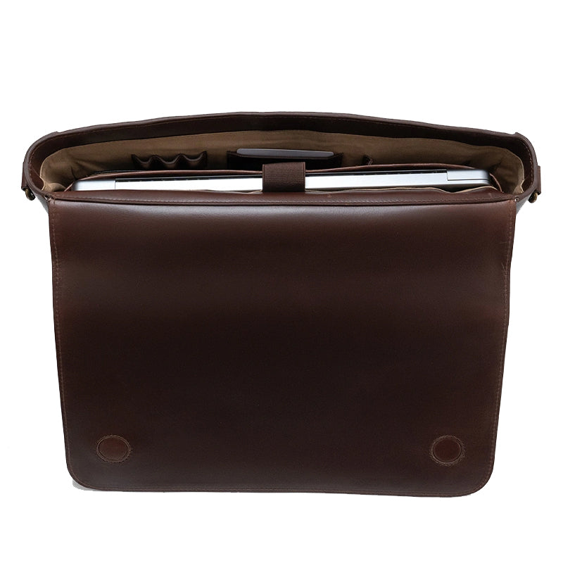 Carismatico Leather Messenger Brown Bag For Men