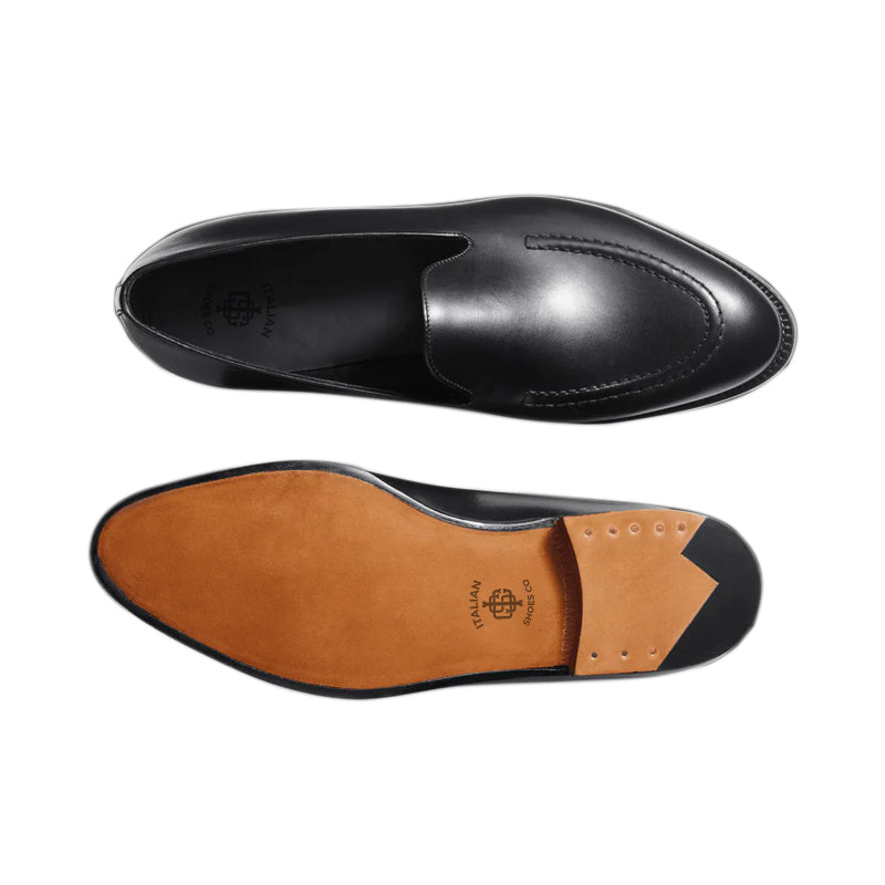 Polished Leather Handmade Loafers For Men