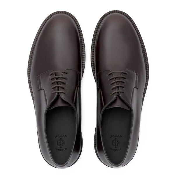 Premium Lace Up Leather Derby Shoe