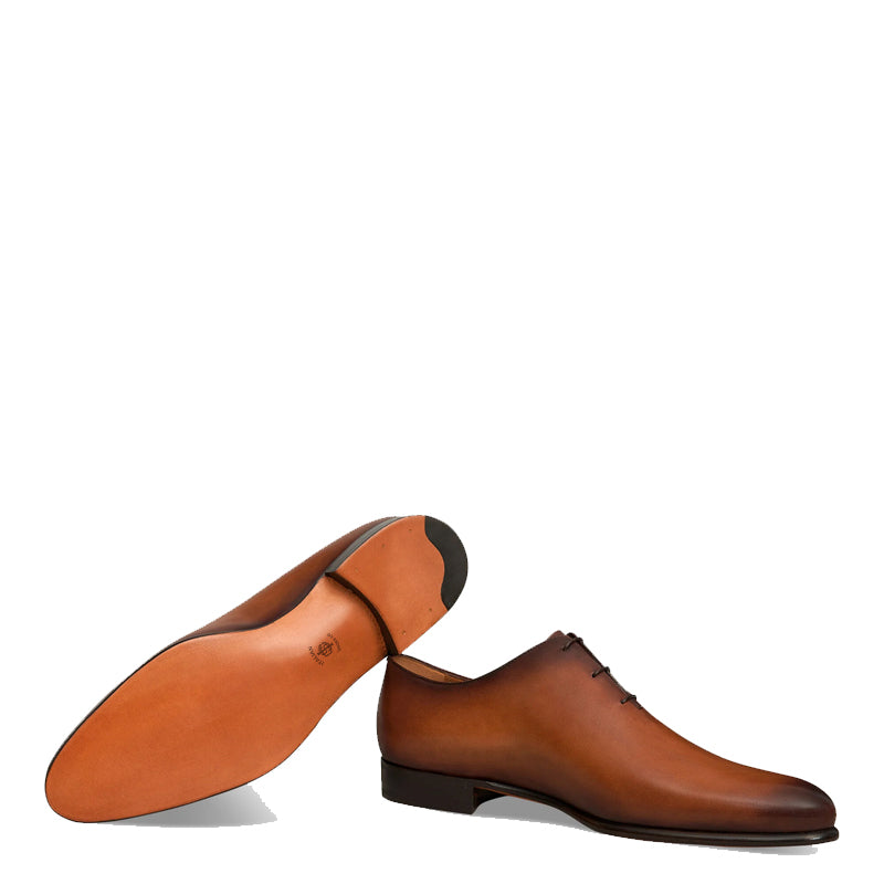 Men Handmade Solid Leather Oxford Shoe