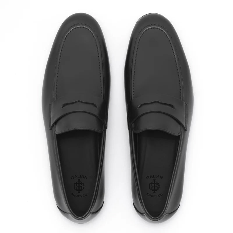Penny Comfort-Fit Slip-On Leather Loafers