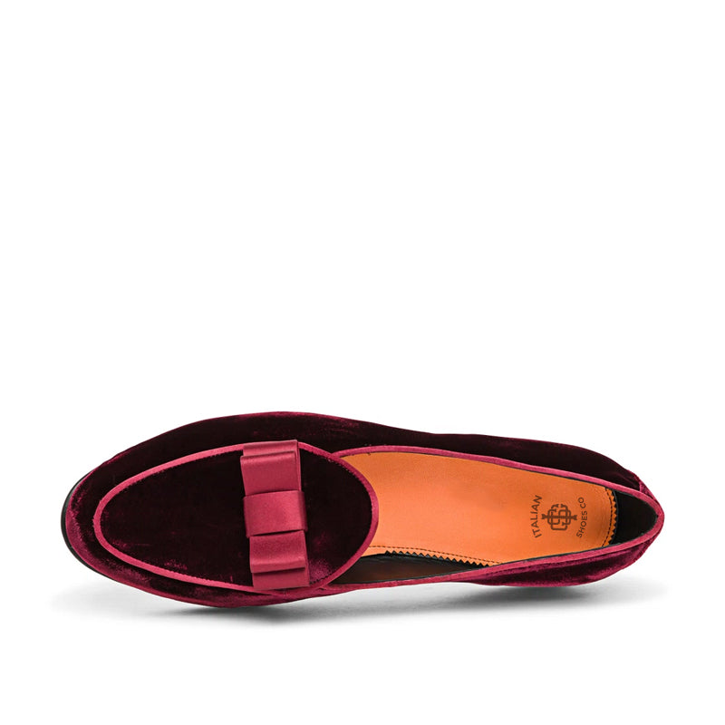 Men Burgundy Slip On Andrea Loafer