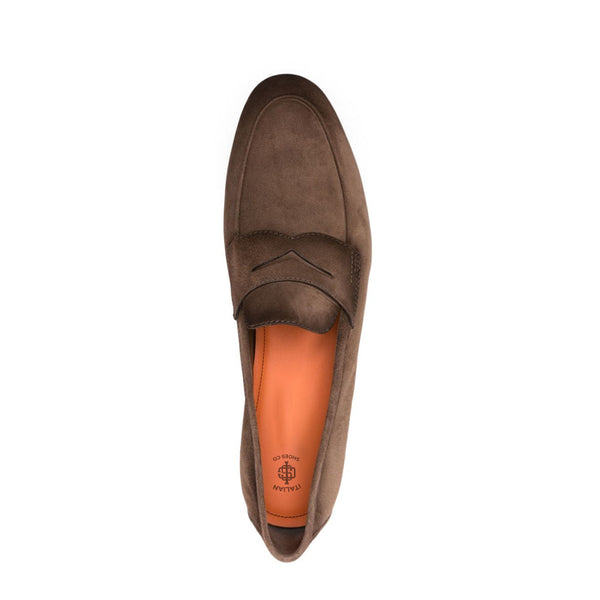 Suede Penny Loafers