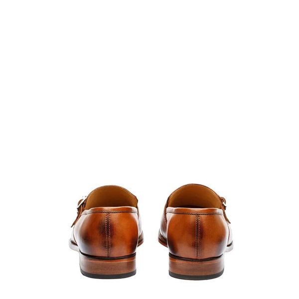 Luxury Double Strap Monk Shoe with Cord Stitch Detailing