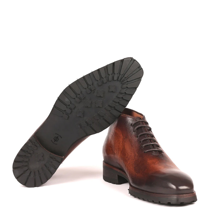 Classic Handmade Stylish Leather Ankle Boot Brown
