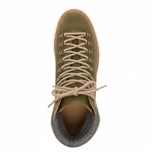 Lace up suede Ankle Boots