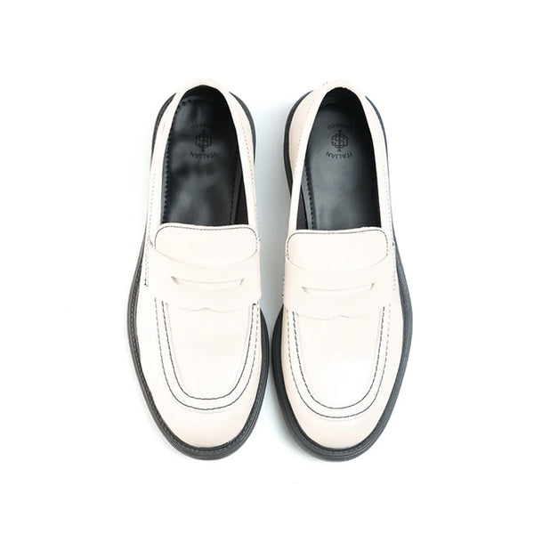 Classic Leather Slip On Formal Loafer