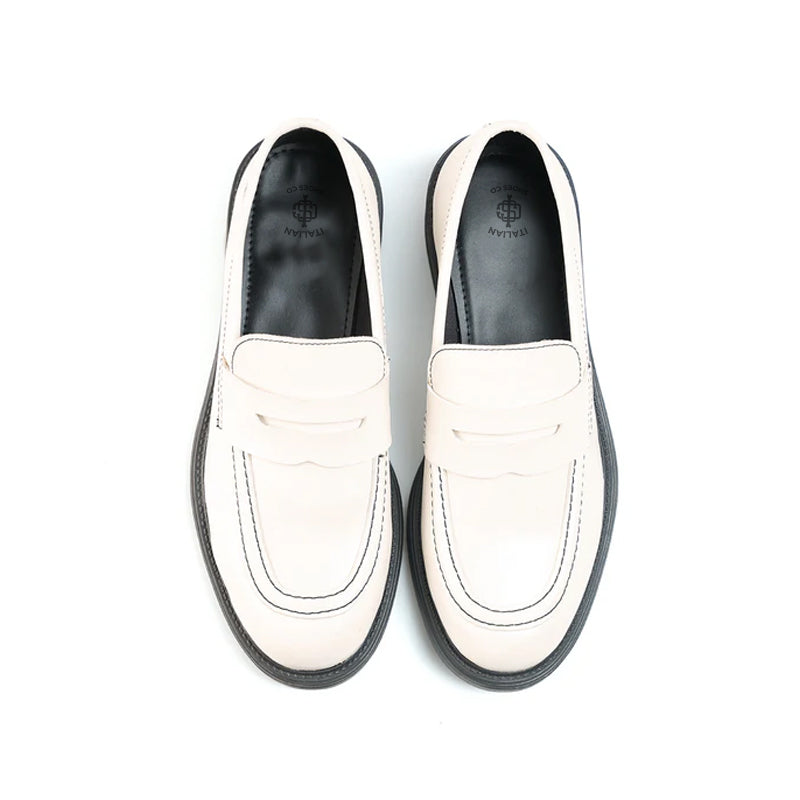Classic Leather Slip On Formal Loafer