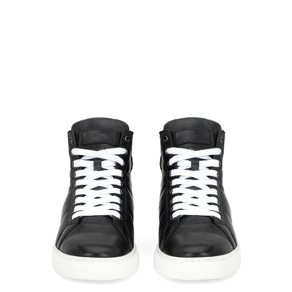 Men Lace Up Leather Handcrafted Sneakers