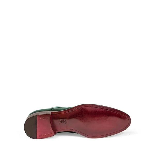 Classic Handmade Shiny Leather Oxford Tan Shoe