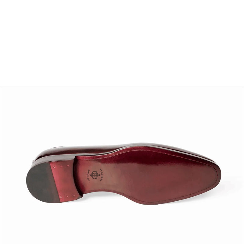 Shiny Leather Pure Tassel Tan/Brown Loafer