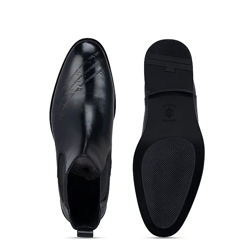 Premium Handmade Mid Top Leather Chelsea Boots