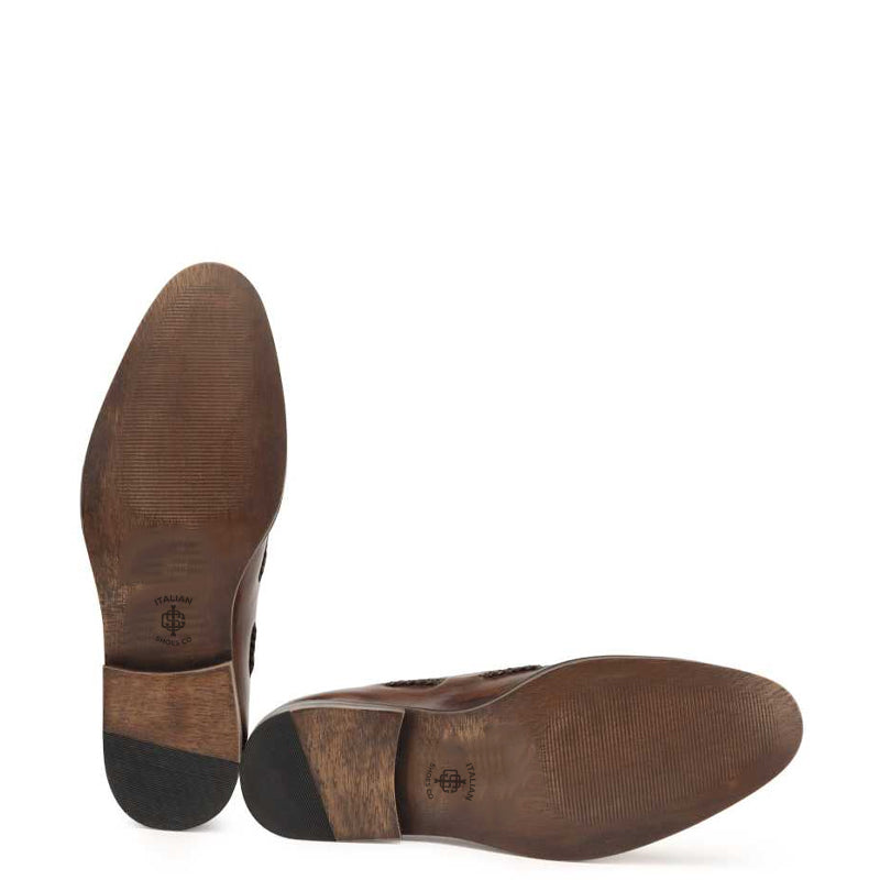 Pure Leather Classic Side Lacing Tassel Loafer